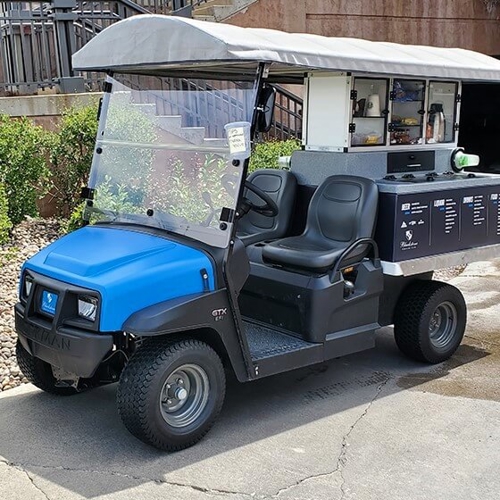 Custom drink cart graphics